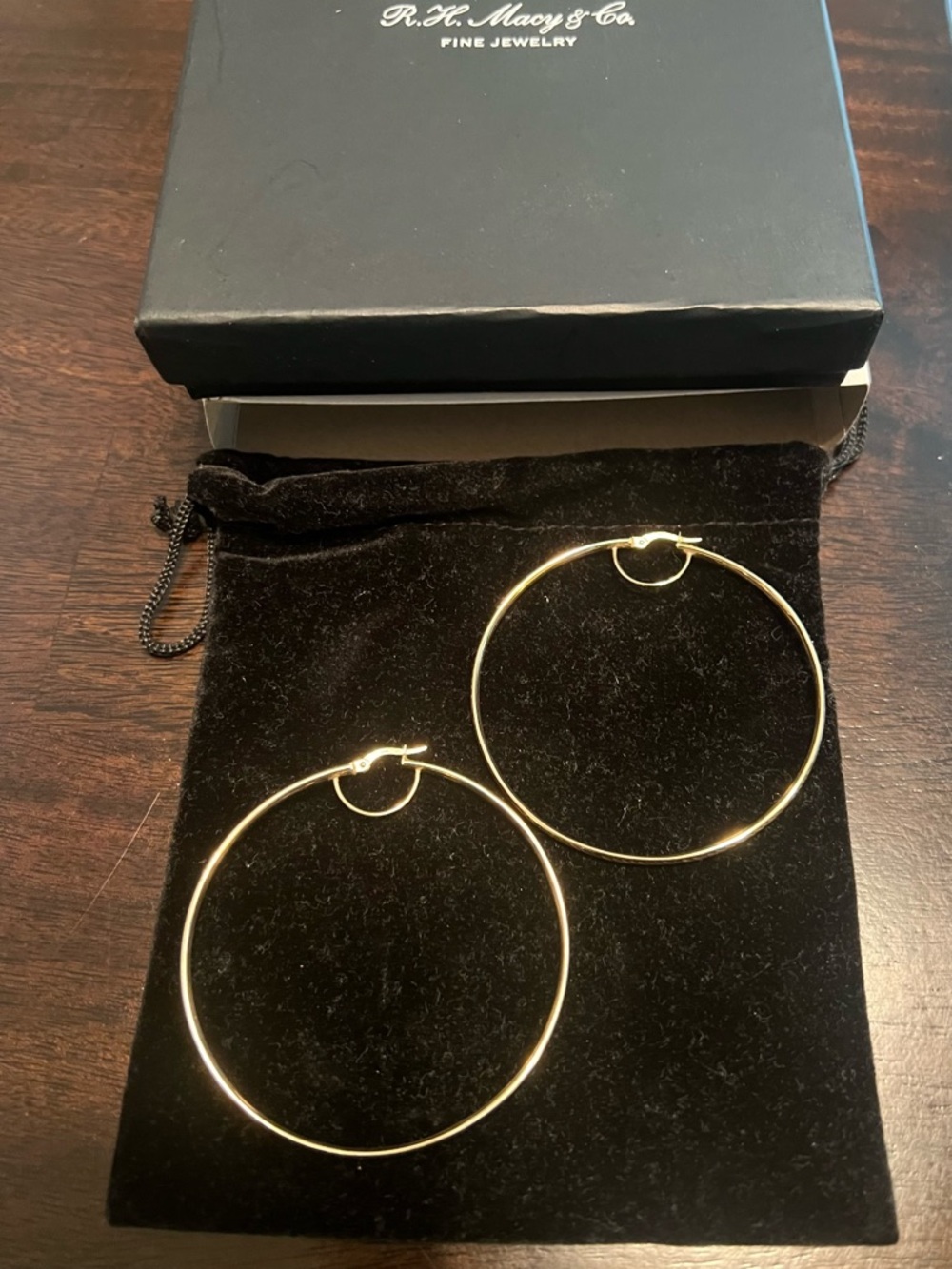 Gold Hoops 14K